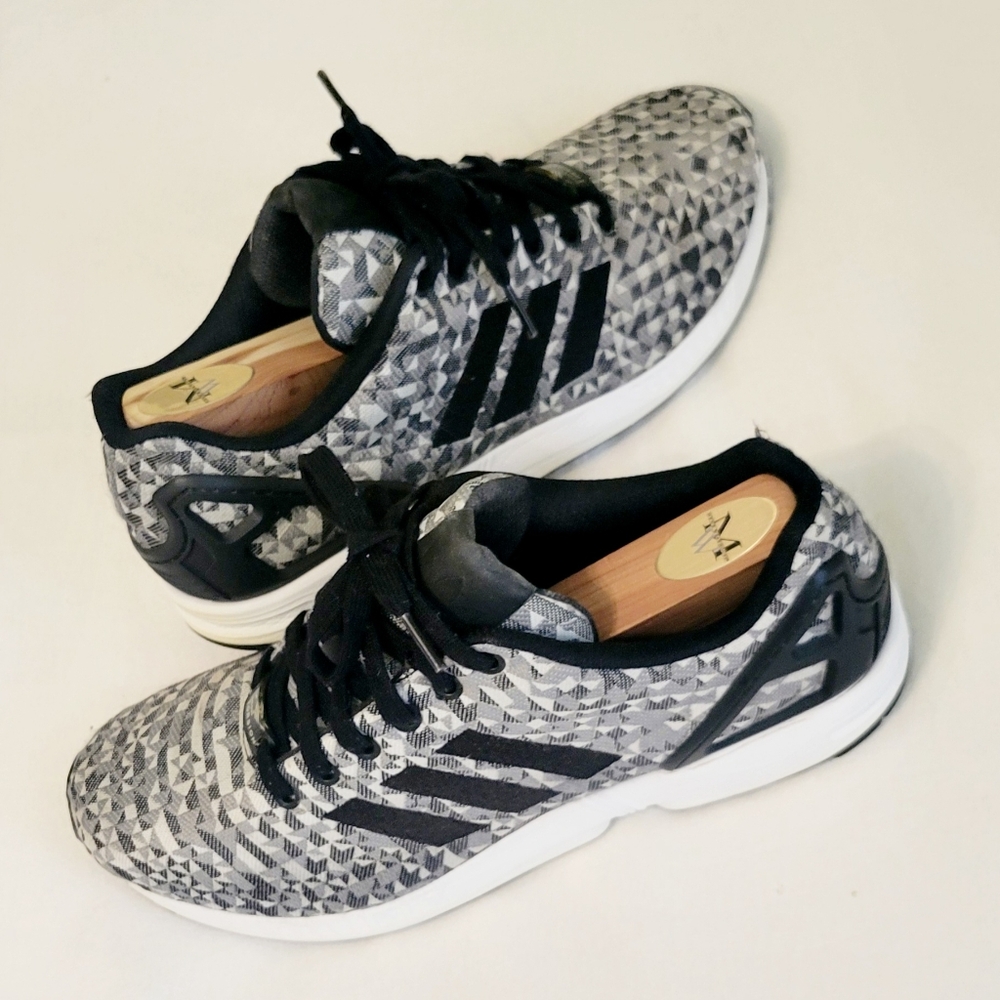 *Sold* Adidas ZX Flux Weave Grey Prism 2015 Men's Size 10 Shoes Runners Trainers - Picture 3 of 12